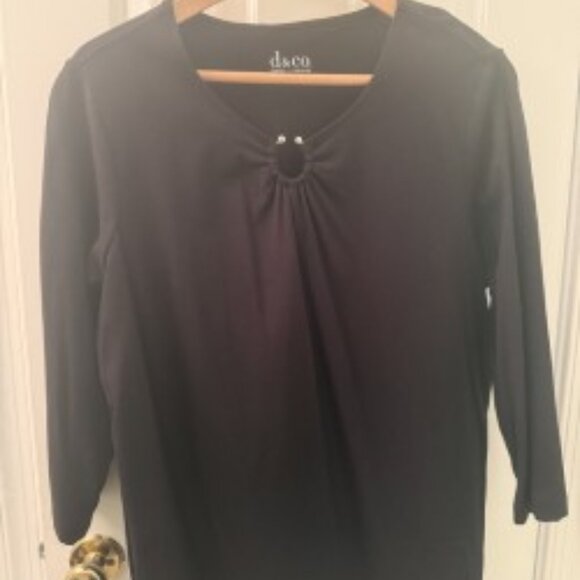 Denim&Co Tops - Woman's Top with Decorative Rouching
